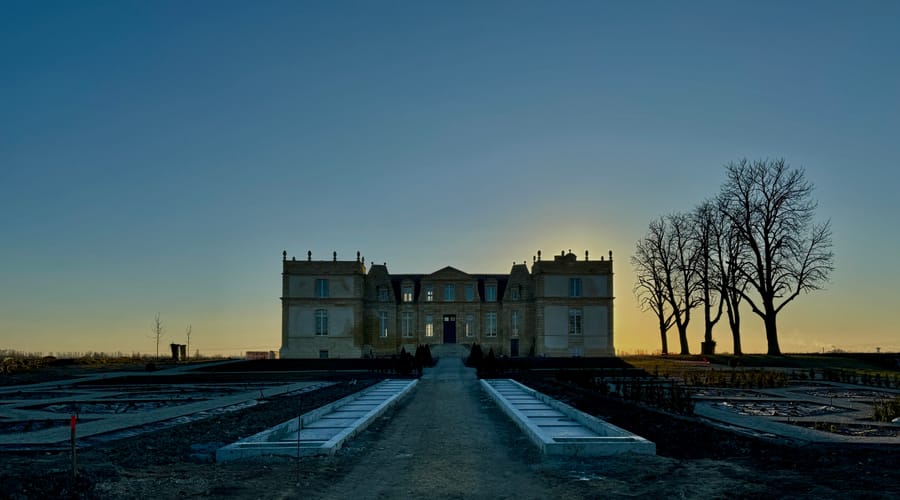 Le château au coucher du soleil